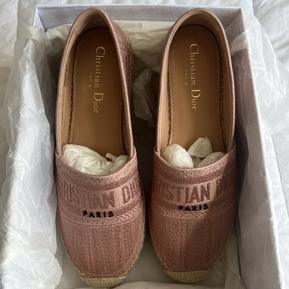 Christian Dior Rose Granville Espadrilles - Picture 4 of 13